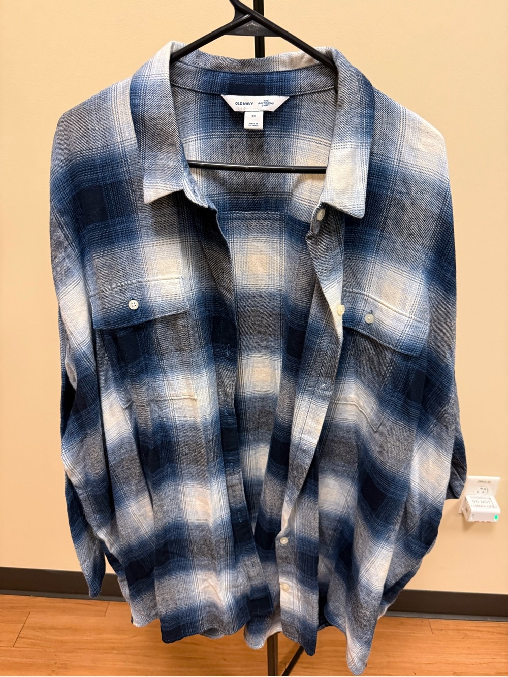 Old Navy Boyfriend Shirt Flannel Shirt - 3X